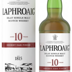 Laphroaig Single Malt Scotch Whisky Aged 10 Years Sherry Oak Finish 750ml - Image 1