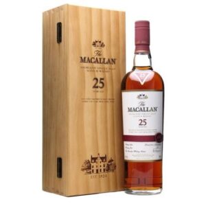 Macallan 25 Year Sherry Oak Highland Single Malt Scotch Whisky 750ml - Image 1