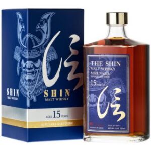 The Shin 15 Year Old Japanese Malt Whisky Mizunara Oak Finish 750ml - Image 1