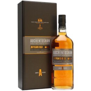 Auchentoshan 21 Years Old Single Malt Scotch Whisky Aged In American Oak & Sherry Cask 750ml - Image 1