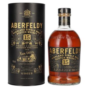 Aberfeldy 15 Year Old Cabernet Sauvignon Cask Finish Highland Single Malt Scotch Whisky - Image 1