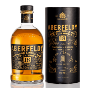 Aberfeldy 18 Year Old 'Côte Rôtie' Red Wine Casks Finish Highland Single Malt Scotch Whisky - Image 1