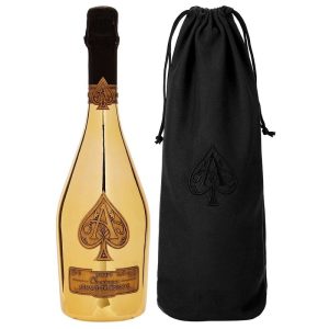 Armand de Brignac Ace of Spades Brut Gold Champagne (Velvet Bag) - Image 1