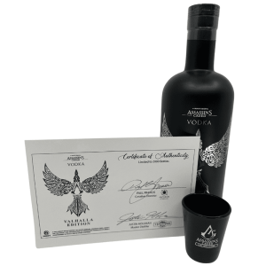 Assassin's Creed Vodka 'Valhalla Edition' Collectors Release with Certificate & Glass Gift Set - Image 1