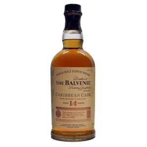 Balvenie 14yr Caribbean Rum Cask Speyside Single Malt (750mL) - Image 1