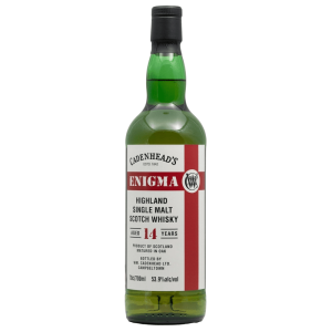 Cadenhead's 'Enigma 2009 14 Year Old Peated Highland' Single Malt Scotch Whisky - Image 1