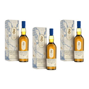 Lagavulin 11 Year Offerman Edition Caribbean Rum Cask Finish 3 Bottle Bundle - Image 1