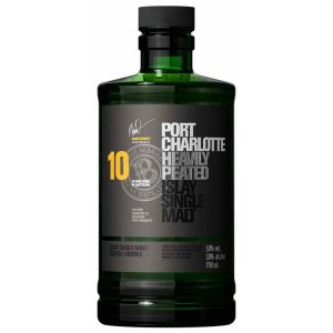 Port Charlotte Scottish Barley Heavily Peated 10 Year Old Islay Single Malt (750mL) - Image 1