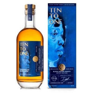 Ten To One 'Black History Month' Artist Edition Caribbean Dark Rum - Image 1