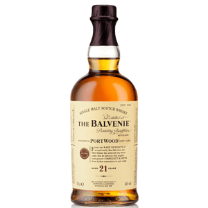 The Balvenie 21 Year Old Portwood Single Malt Whisky (750ml) - Image 1