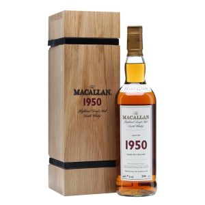 The Macallan Fine & Rare 1950 Cask Strength 52 Year Old Single Malt Whisky (750mL) - Image 1