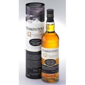 Tomintoul 12 year old Oloroso Cask Finish Single Malt Scotch Whisky (700mL) - Image 1