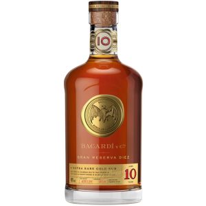 Bacardi Gran Reserva Diez 10 Year Extra Rare Gold Rum - Image 1