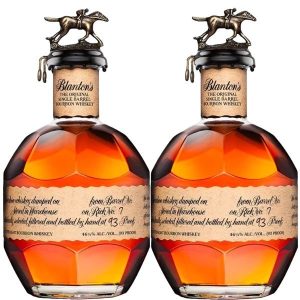 Blanton's Single Barrel Bourbon Whiskey 2 Bottles Bundle - Image 1