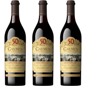 Caymus Cabernet Sauvignon 50th Anniversary, Napa 2022 3pk Bundle - Image 1