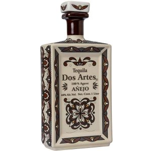 Dos Artes Anejo Ceramic Bottle Tequila - Image 1