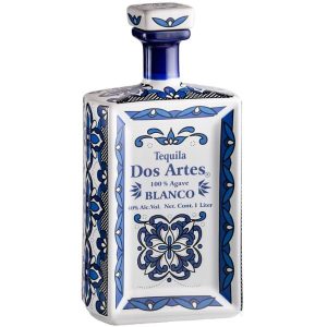 Dos Artes Blanco Ceramic Bottle Tequila - Image 1