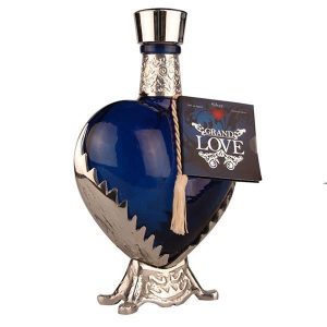 Grand Love Blue Heart Bottle Blanco Tequila - Image 1