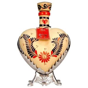 Grand Love Ceramic Heart Reposado Tequila - Image 1