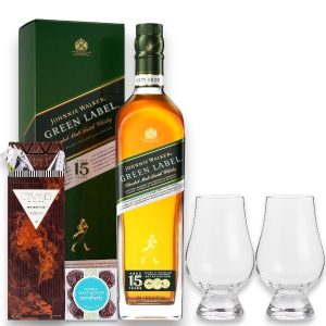 Johnnie Walker Green Label Blended Scotch Whiskey Gift Set - Image 1