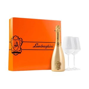 Lamborghini Oro Vino Spumante Sparkling Wine Gift Set - Image 1